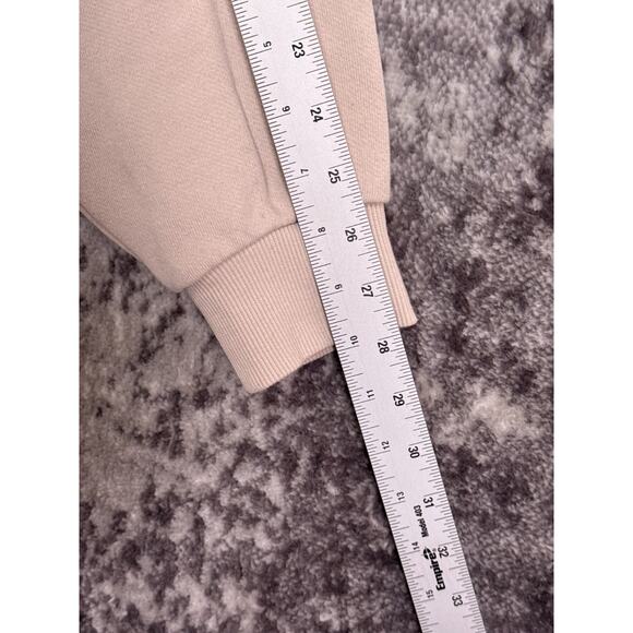 ALO Accolade Hoodie XXS Unisex Boxy Oversized Pullover Sweatshirt In Bone - Picture 5 of 6